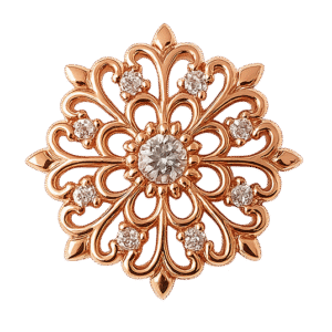 Pink Gold Flower